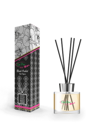 Black Orchid Bamboo Stick Air Freshener (100 ml) (500 Pieces FBO)